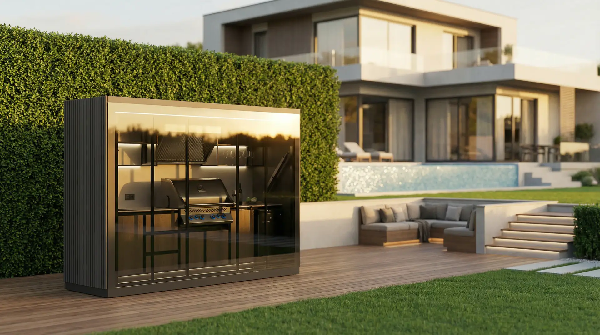 QBBQ modular outdoor kitchen